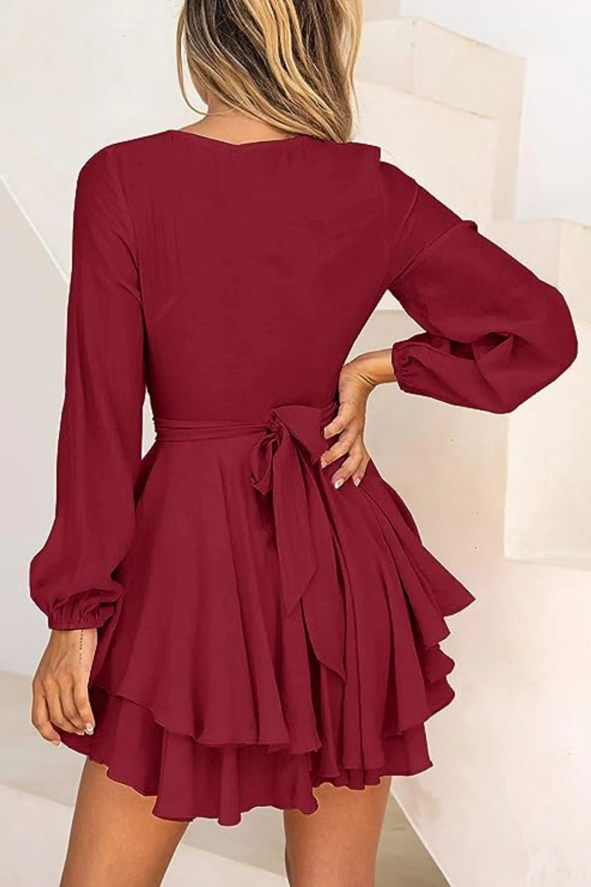 Sara® | Summer Wrap Dress Mini - Image 3