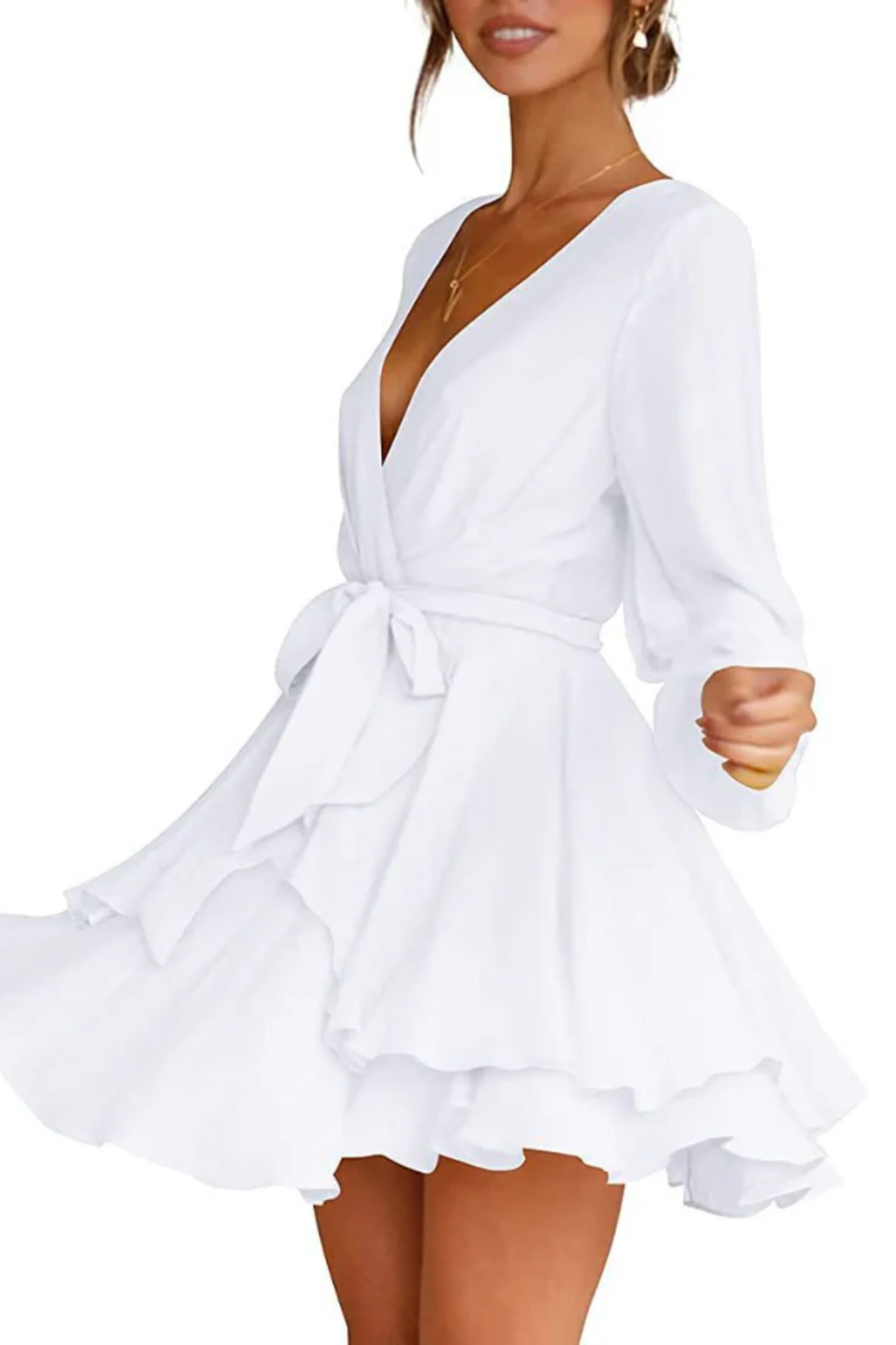 Sara® | Summer Wrap Dress Mini - Image 5