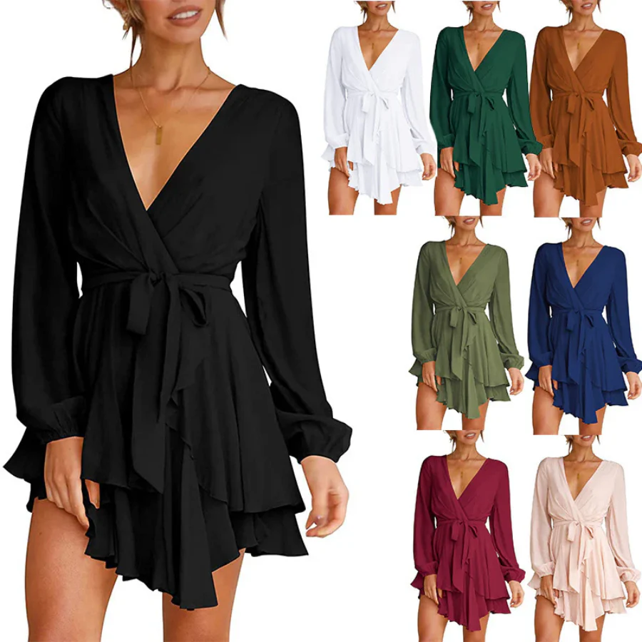 Sara® | Summer Wrap Dress Mini - Image 8