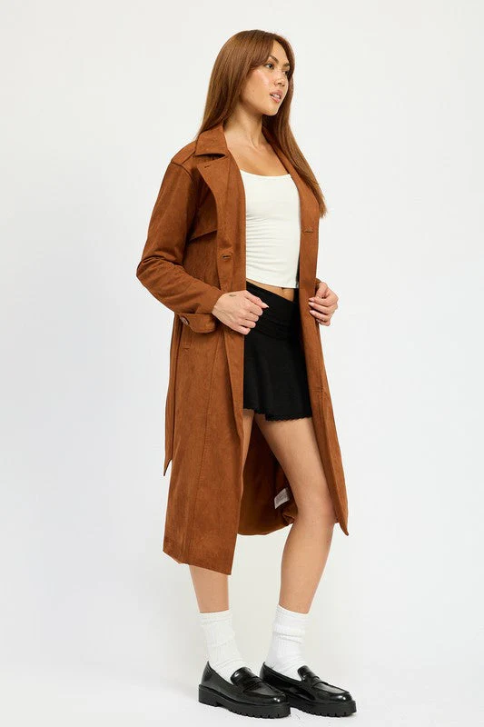 Selma | SUEDE TRENCH COAT - Image 7