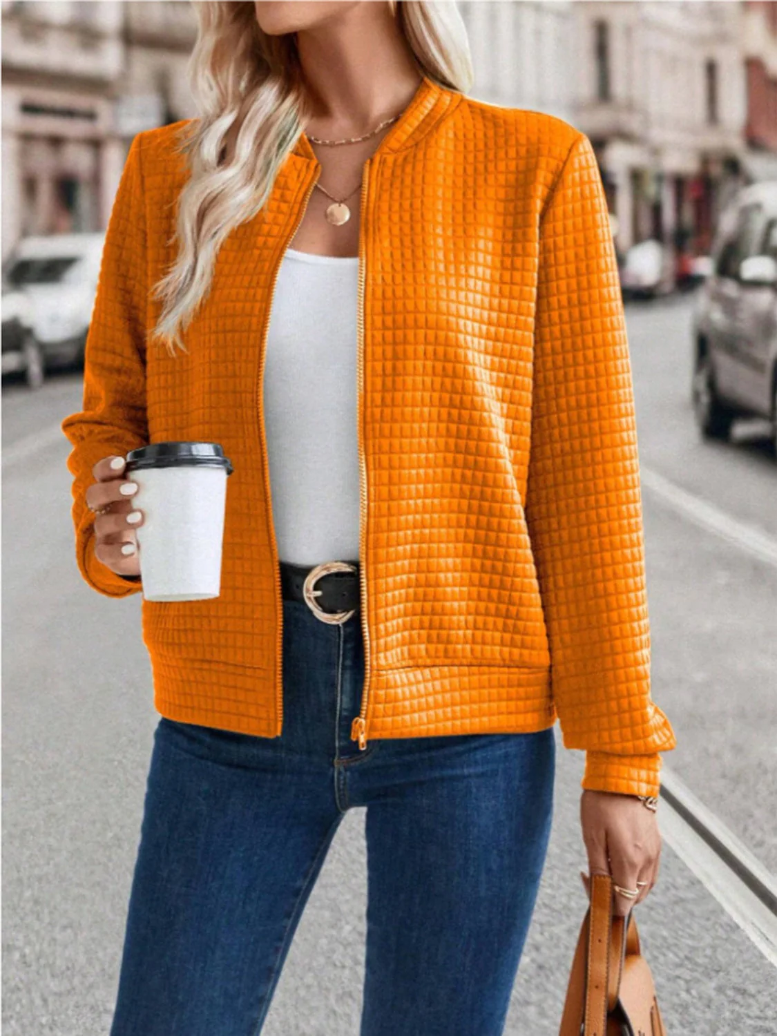 Sigrid | Long sleeve jacket with zip - Image 22