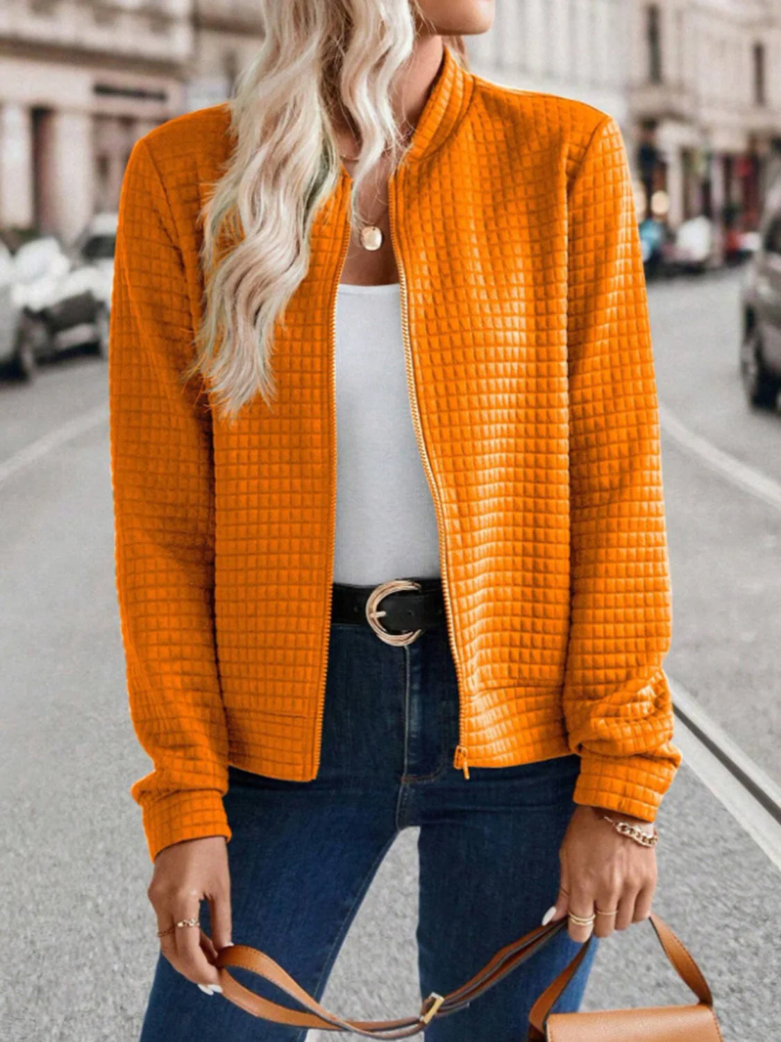 Sigrid | Long sleeve jacket with zip - Image 23