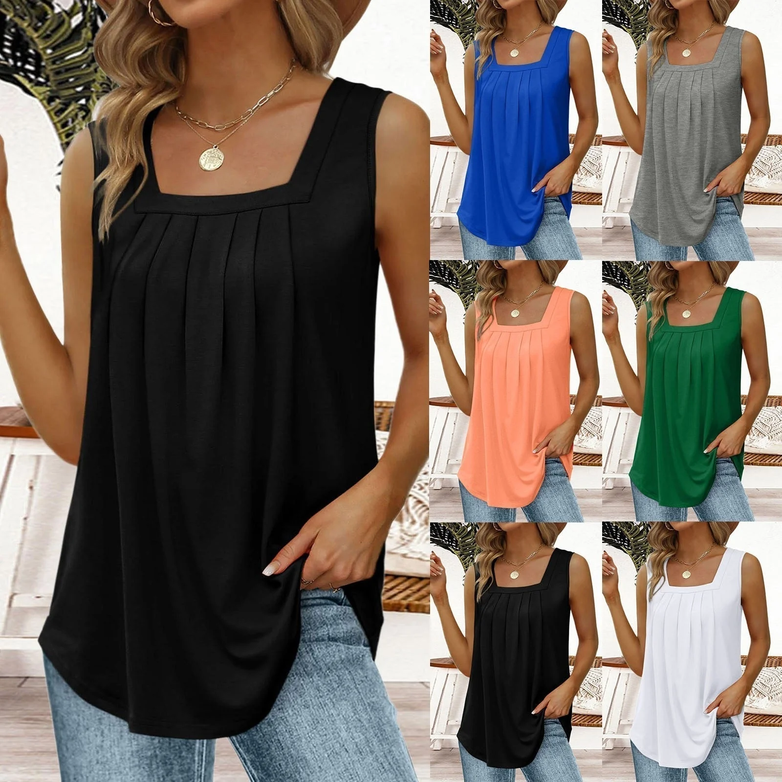 Silvia® | Women's sleeveless top - Image 3