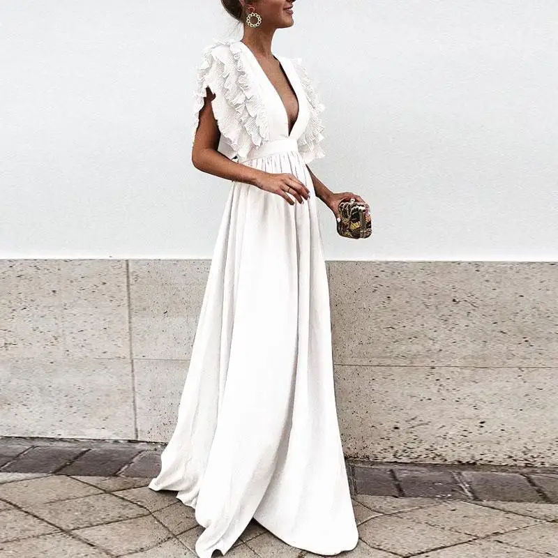 Simona® | Elegant Dress With Ruffled Sleeves - Image 4