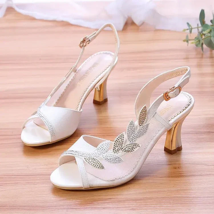 Simona® | Elegant Heels Made Of Mesh Fabric - Image 5