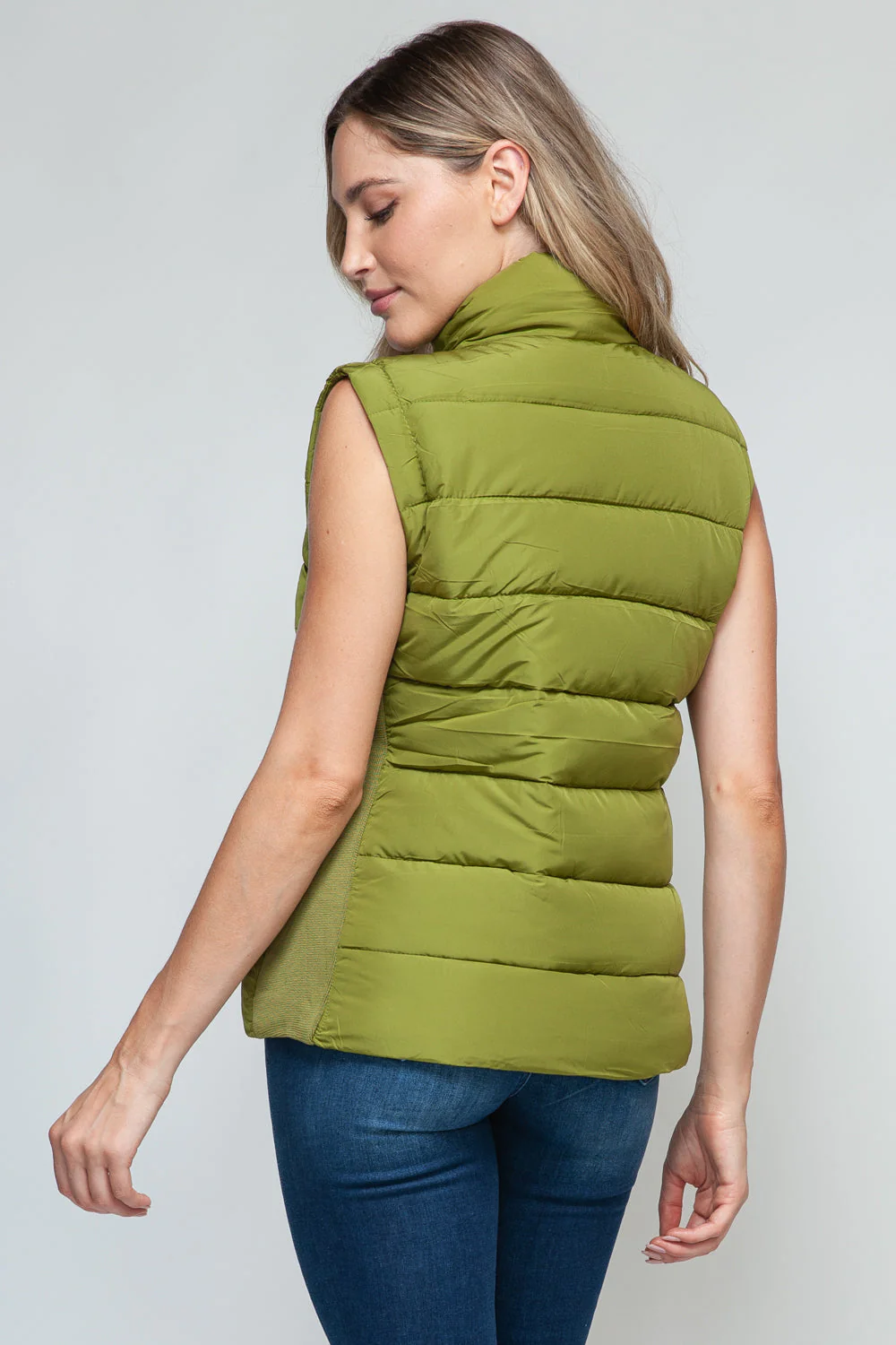 Simona | Snobbish turtleneck vest with zip and pockets - Image 3