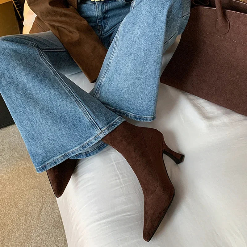 Simona | Women's pointed ankle boots - Image 4