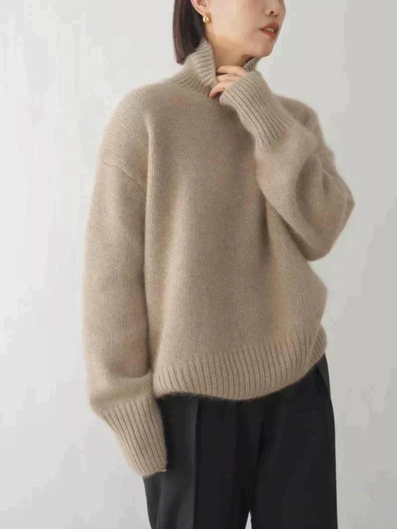 Sofia | Comfortable, knitted, soft turtleneck sweater - Image 5