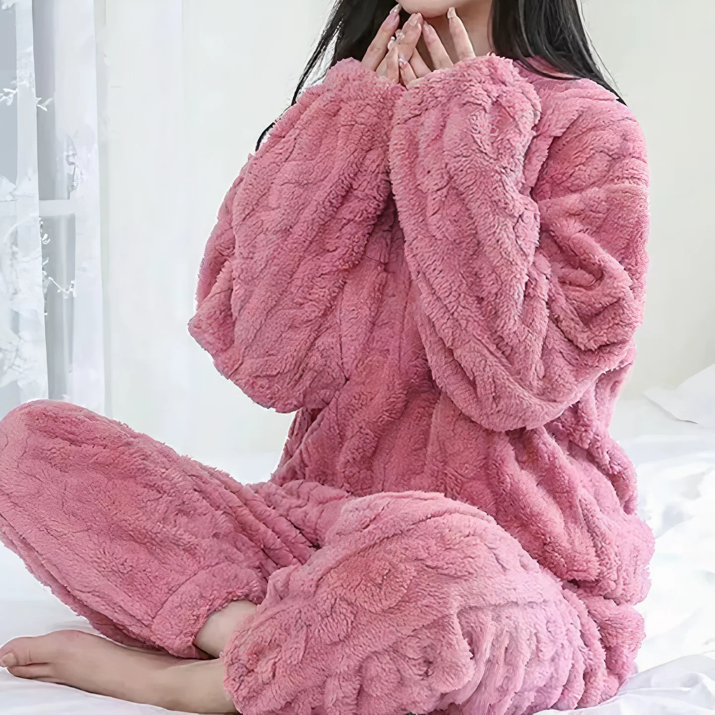 Sofia | Thick velvet pajama set - Image 5