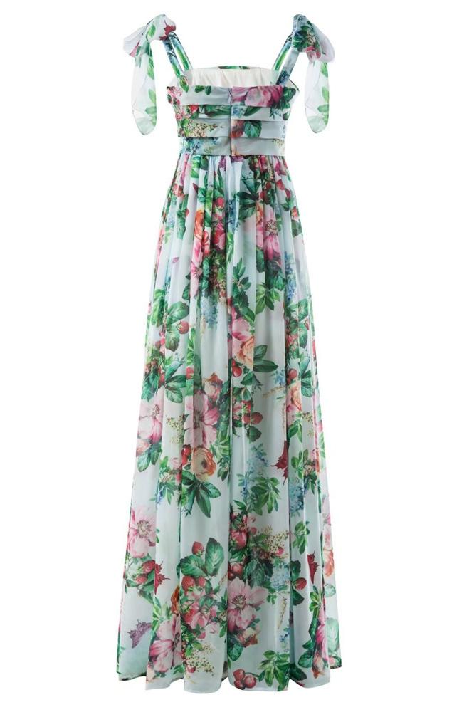 Sol® | Dinah Printed Maxi Dress With Straps - Image 4