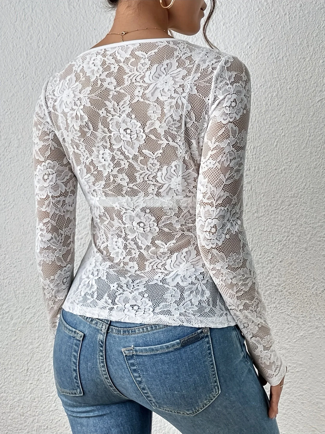 Sol® | Lace shirt for women - Image 4