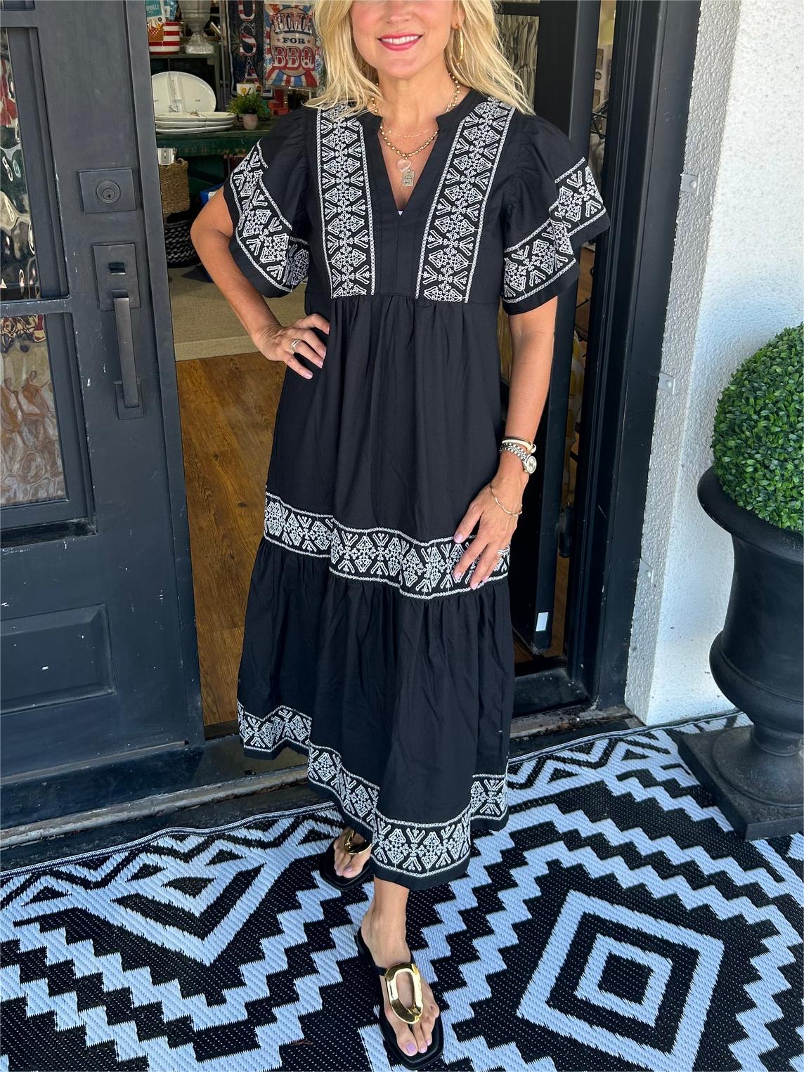 Sole® | Elegant Loose Puff Sleeve Dress