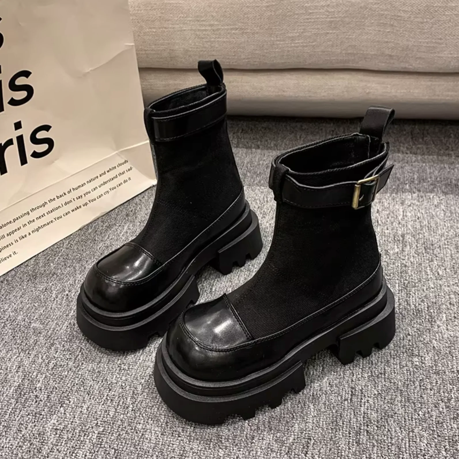 Sonia | Platform ankle boots - Image 2