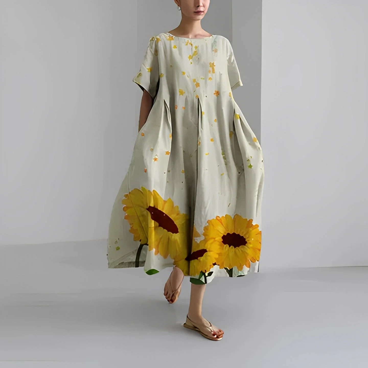 Stella® | Comfortable Floral Dress - Image 5