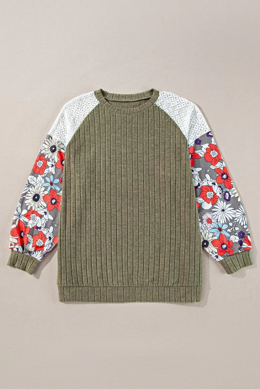 Stella | Cotton sweatshirt with stripes and dropped shoulders - Image 10