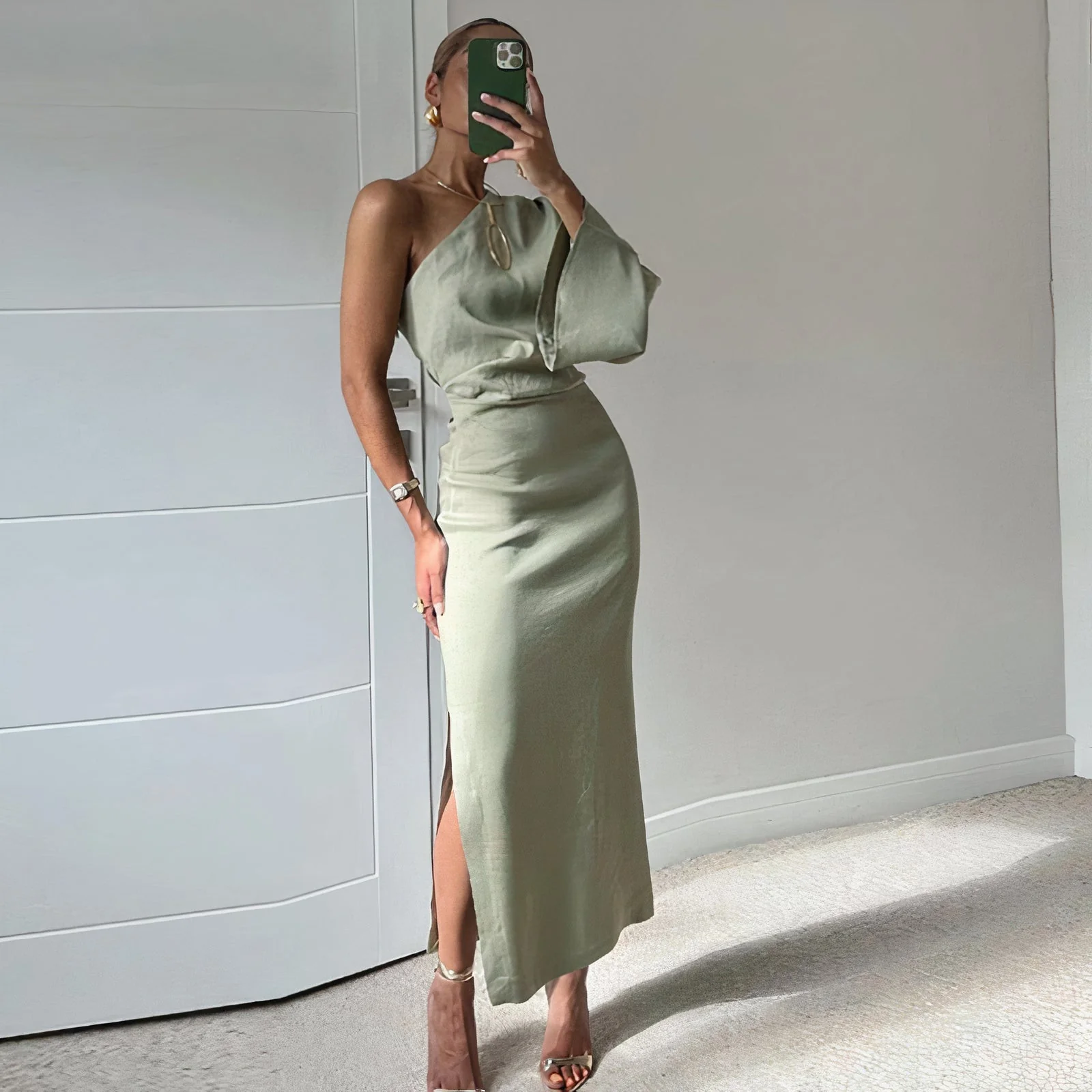 Susana® | Fashionable One Shoulder Dress