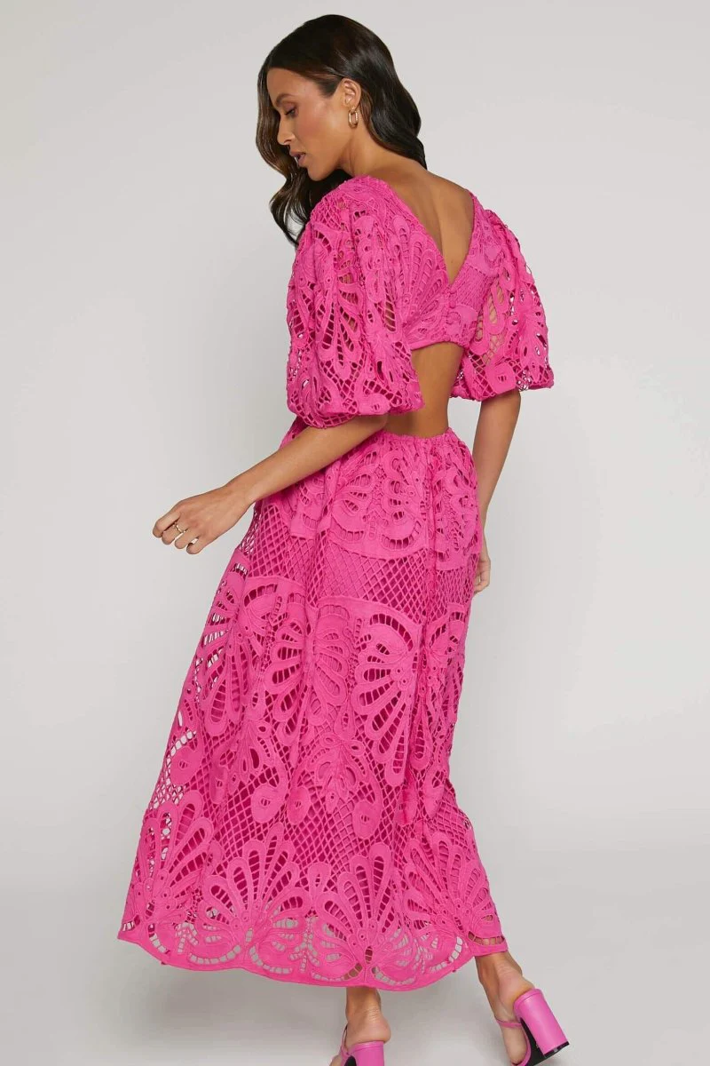 Susana® | Midi Dress With Cut-Outs And Lace Embroidery - Image 7