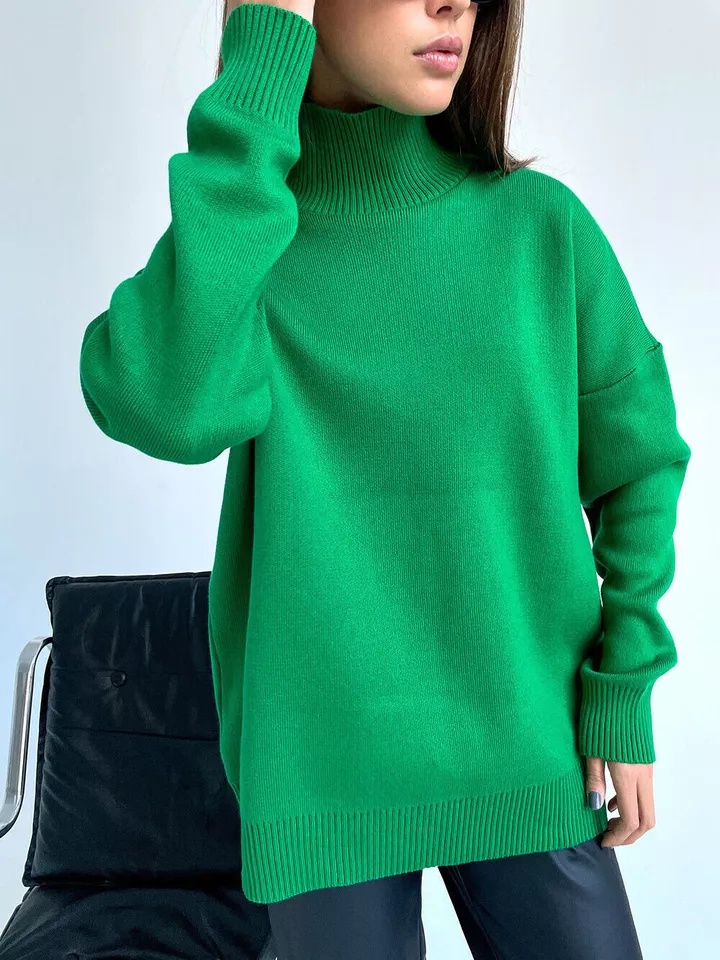 Susana | Oversized loose turtleneck sweater - Image 5