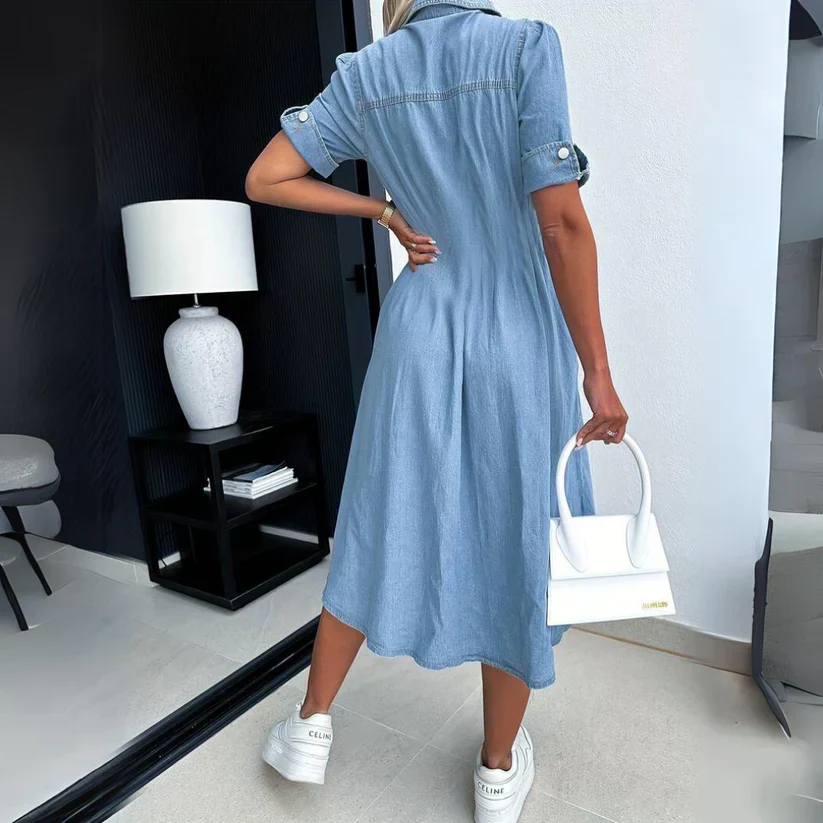 Susana® | Trendy Denim Dress - Clarisse - Image 4