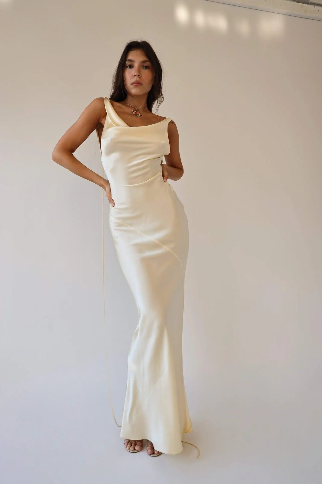 Tamara® | Cowlies Backless Satin Maxi Dress - Image 10