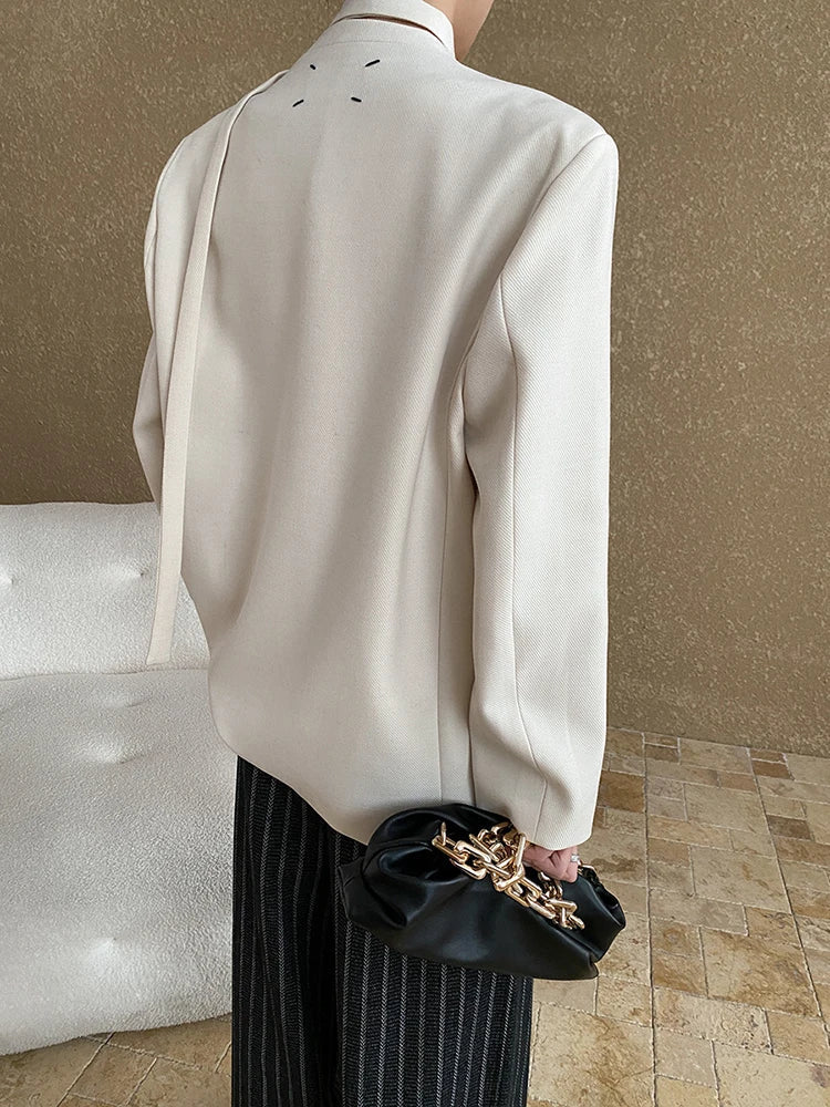 Tamara | Designer blazer with gathered waist - Image 2