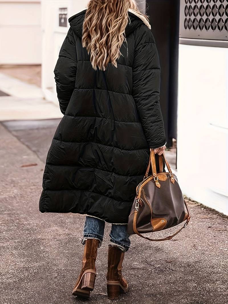 Tamara | Long padded jacket with hood - Image 2