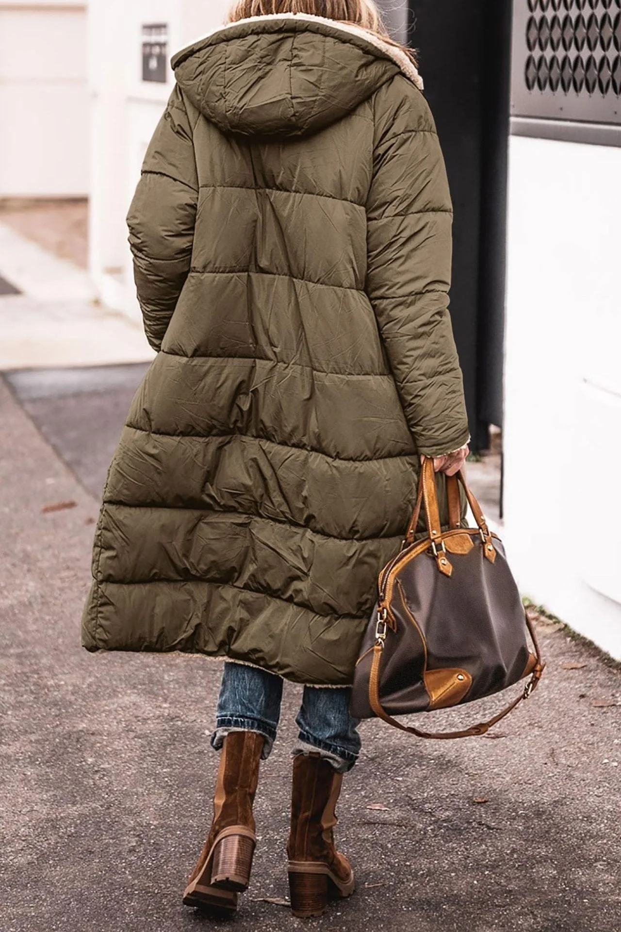Tamara | Long padded jacket with hood - Image 5