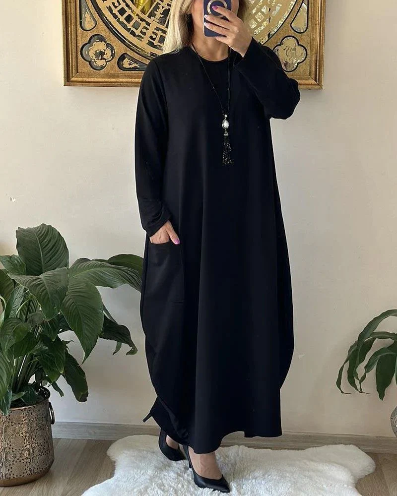 Tamara® | Simple Dress With A Round Neckline - Image 2