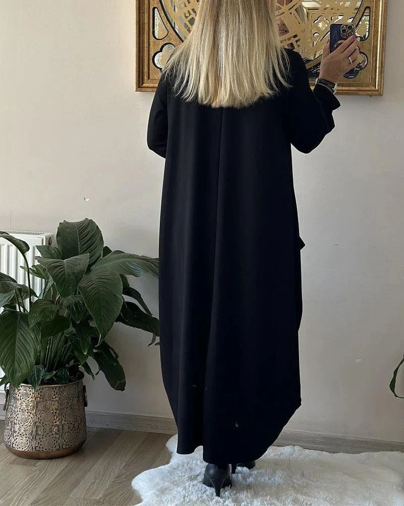 Tamara® | Simple Dress With A Round Neckline - Image 3