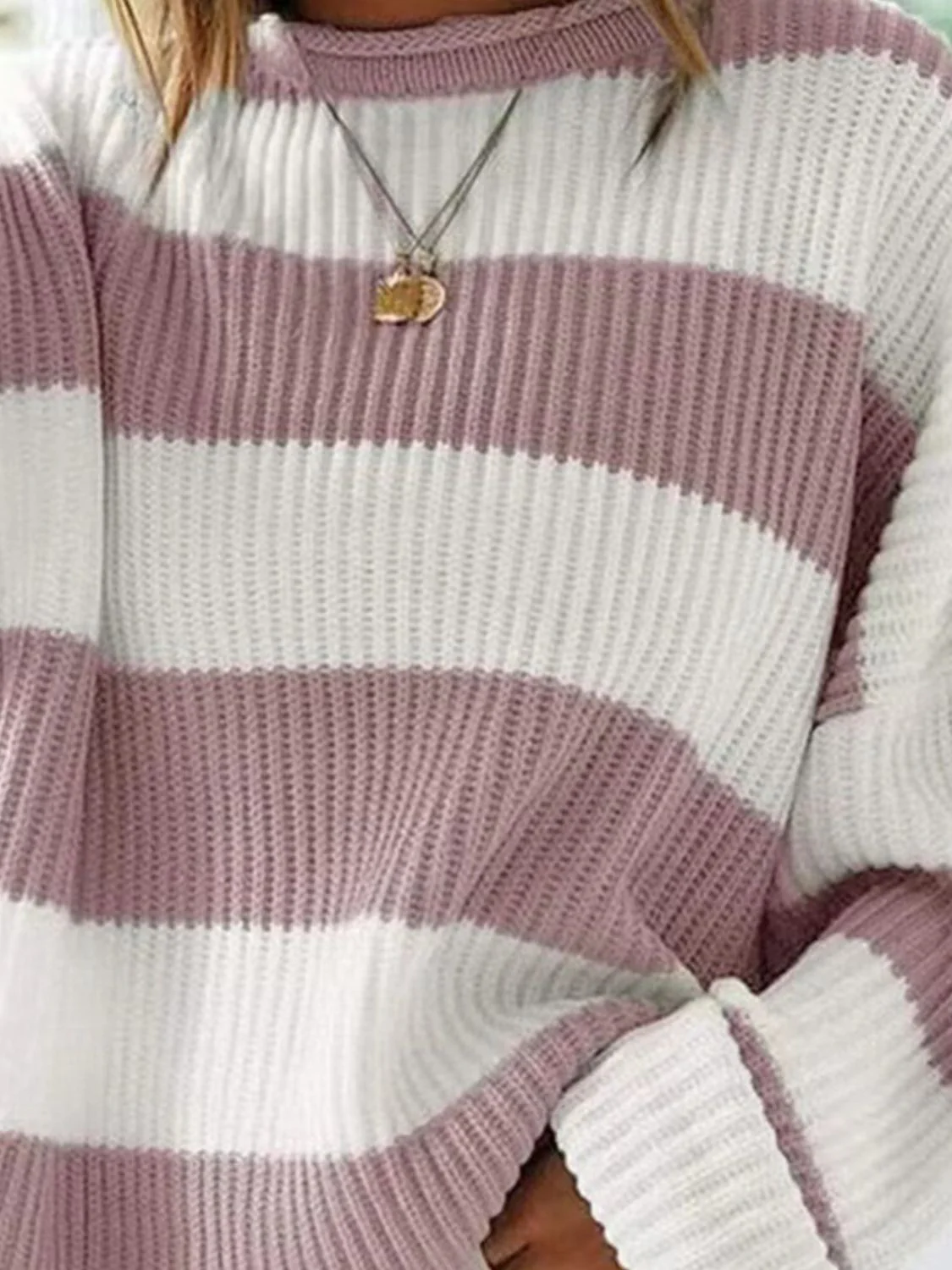 Tania | Crew neck sweater with long sleeves - Image 10