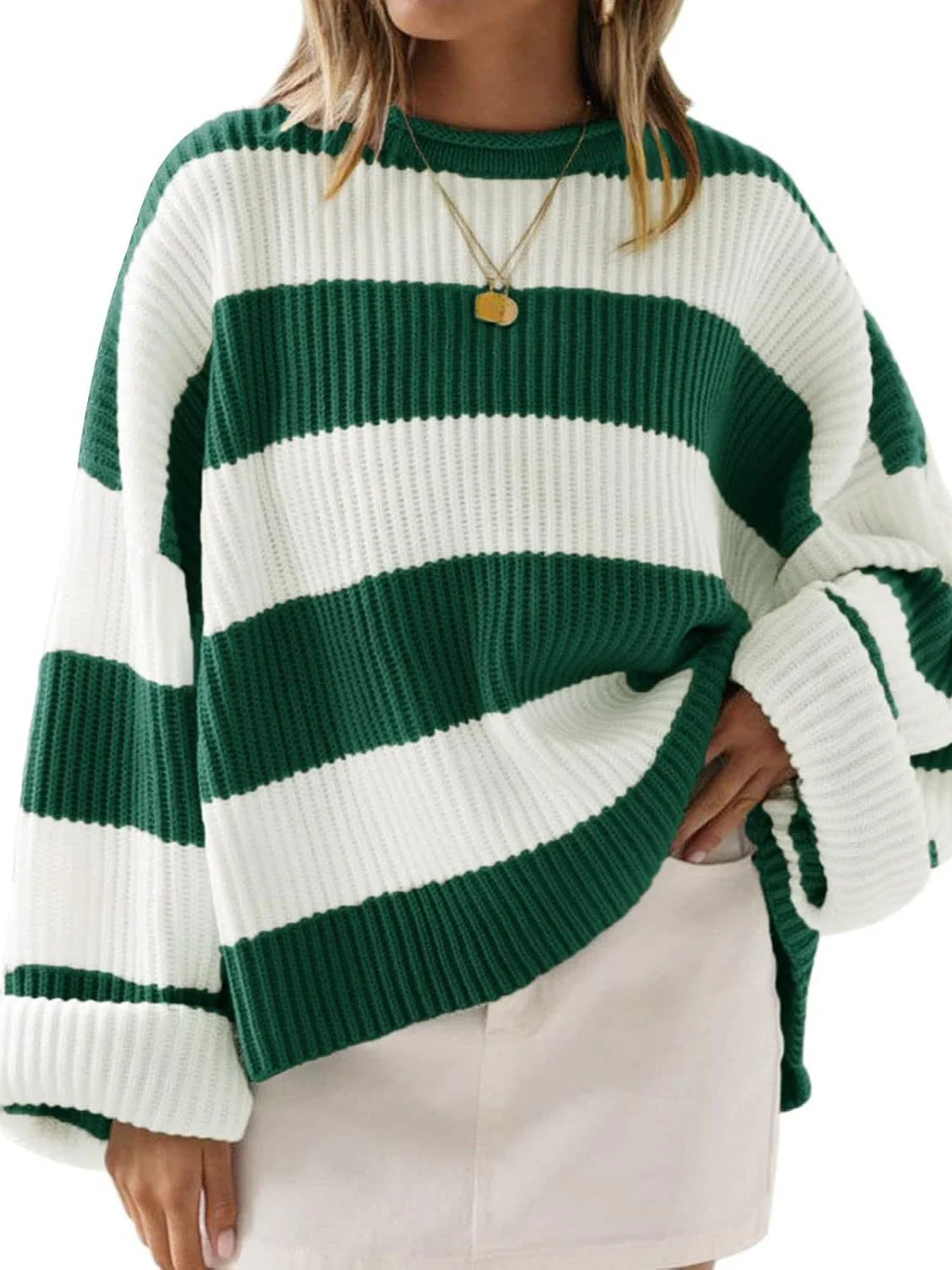 Tania | Crew neck sweater with long sleeves - Image 16