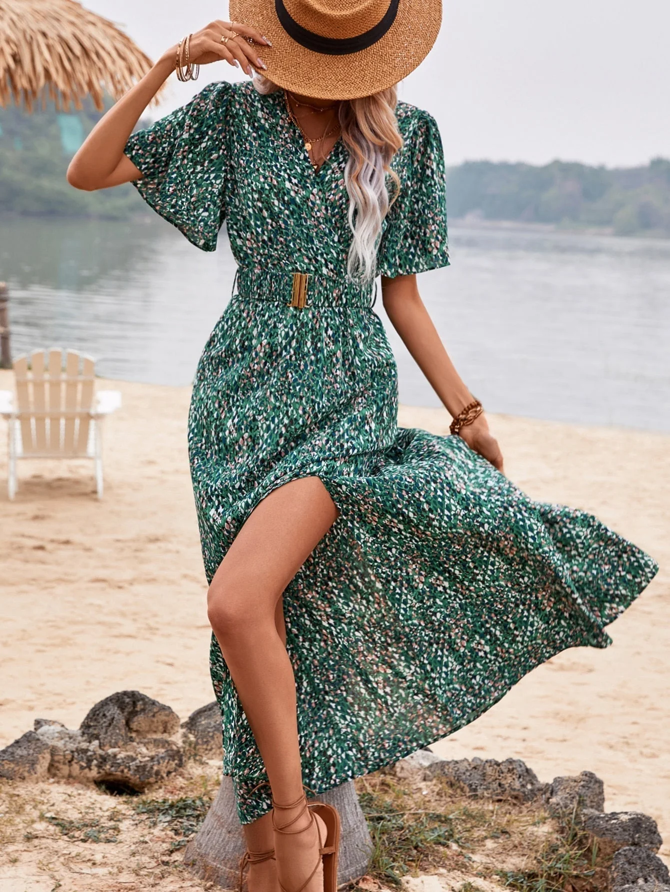 Tania® | Maxi Dress Elegant Butterfly Style - Image 20