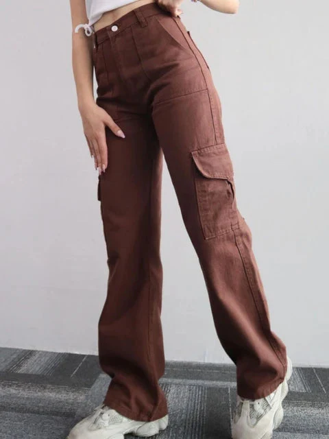 Tania® | Urban Wide Cargo Jeans For Women - Image 3