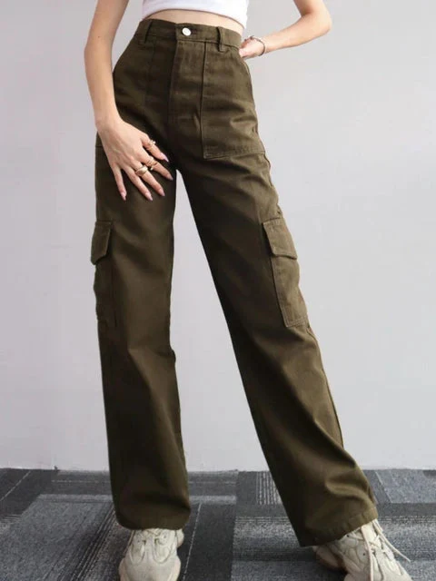 Tania® | Urban Wide Cargo Jeans For Women - Image 8