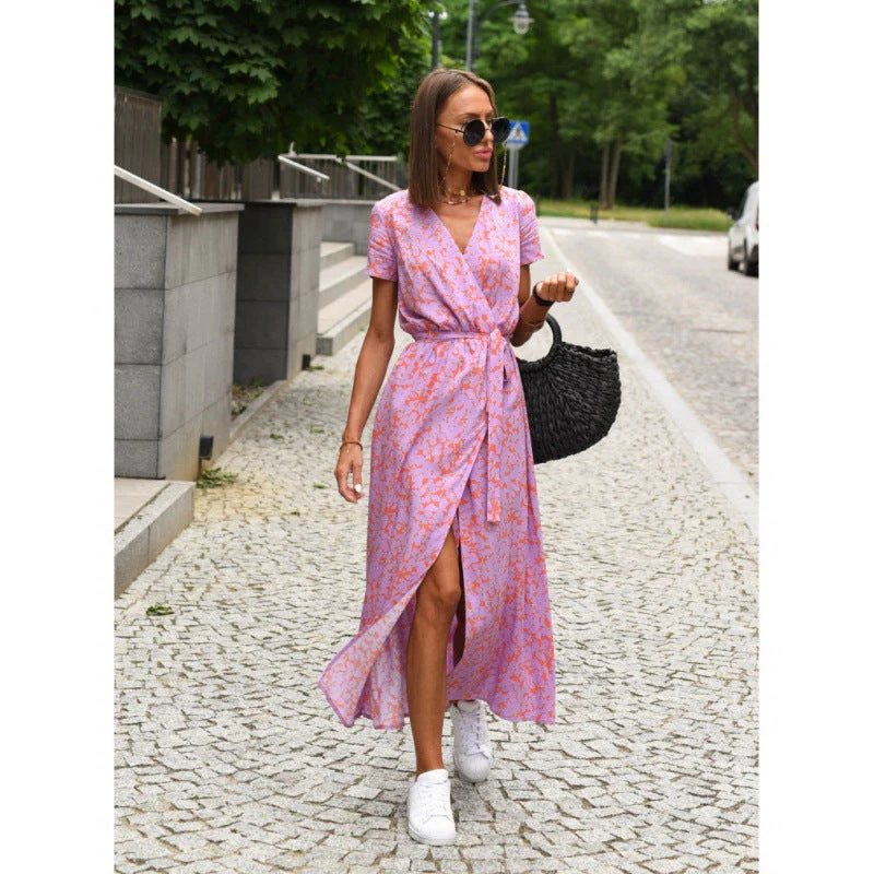 Tania® | Women'S Floral Wrap Maxi Dress - Image 5