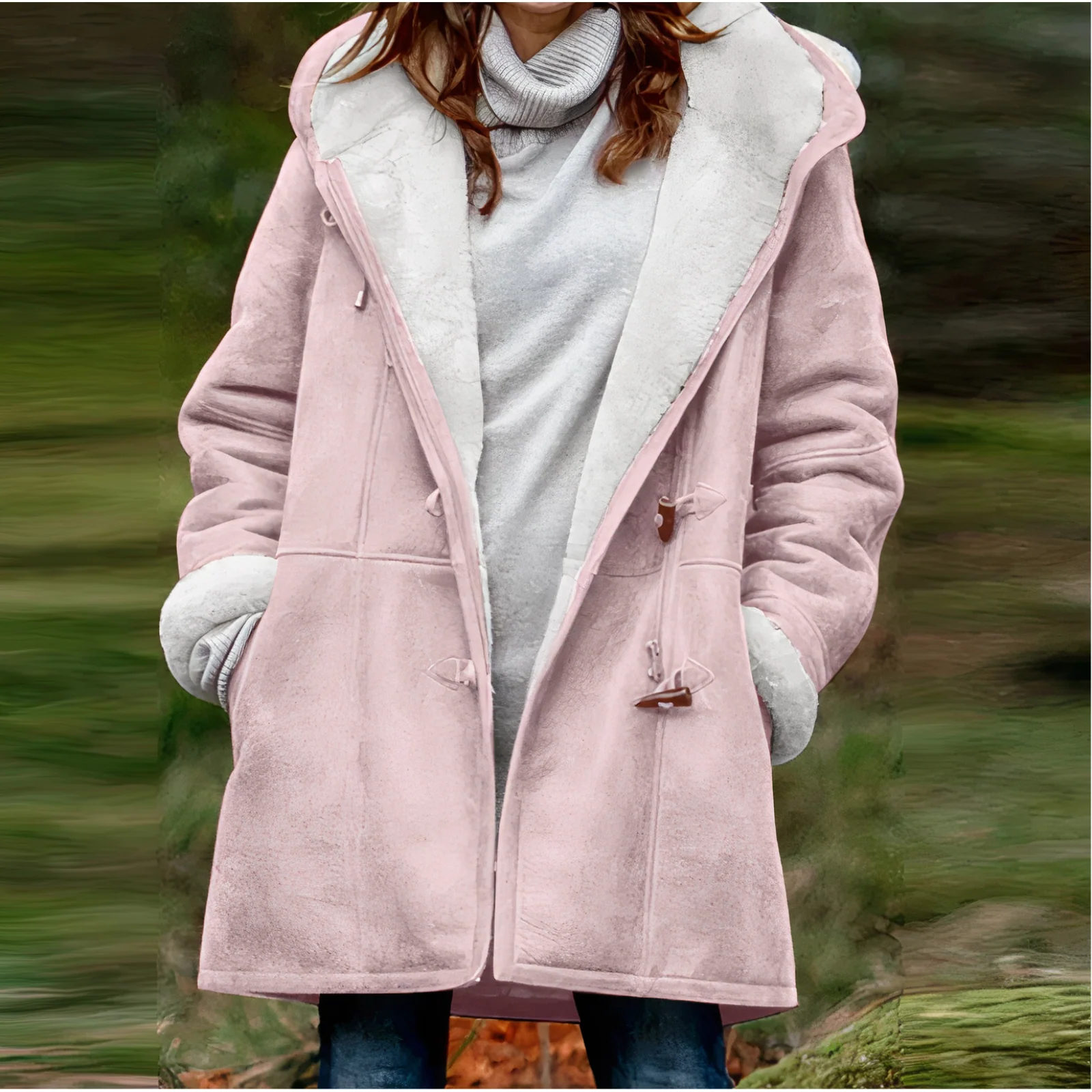 Tania | Long sleeve velvet coat