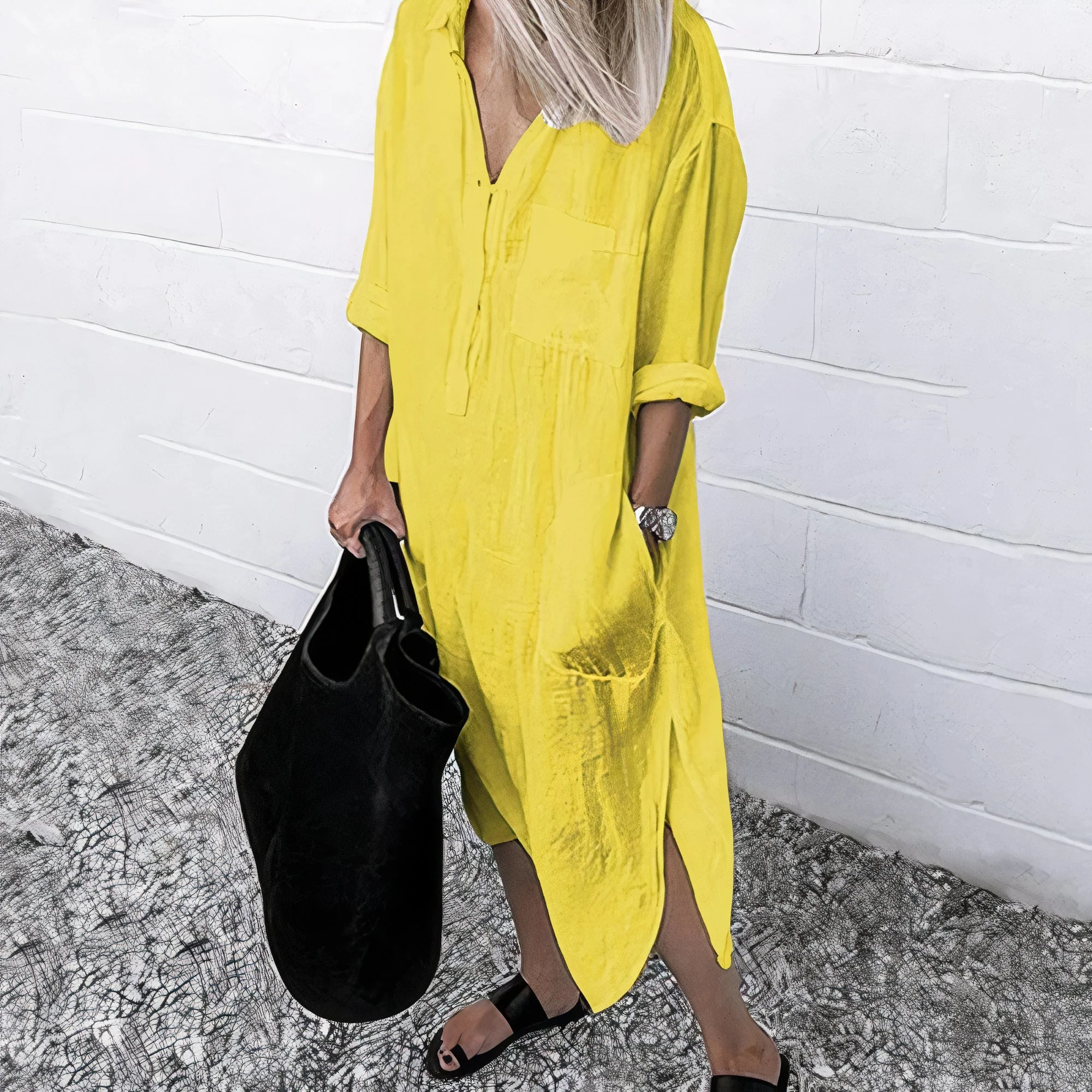 Teodora® | Long Casual Dress - Image 3