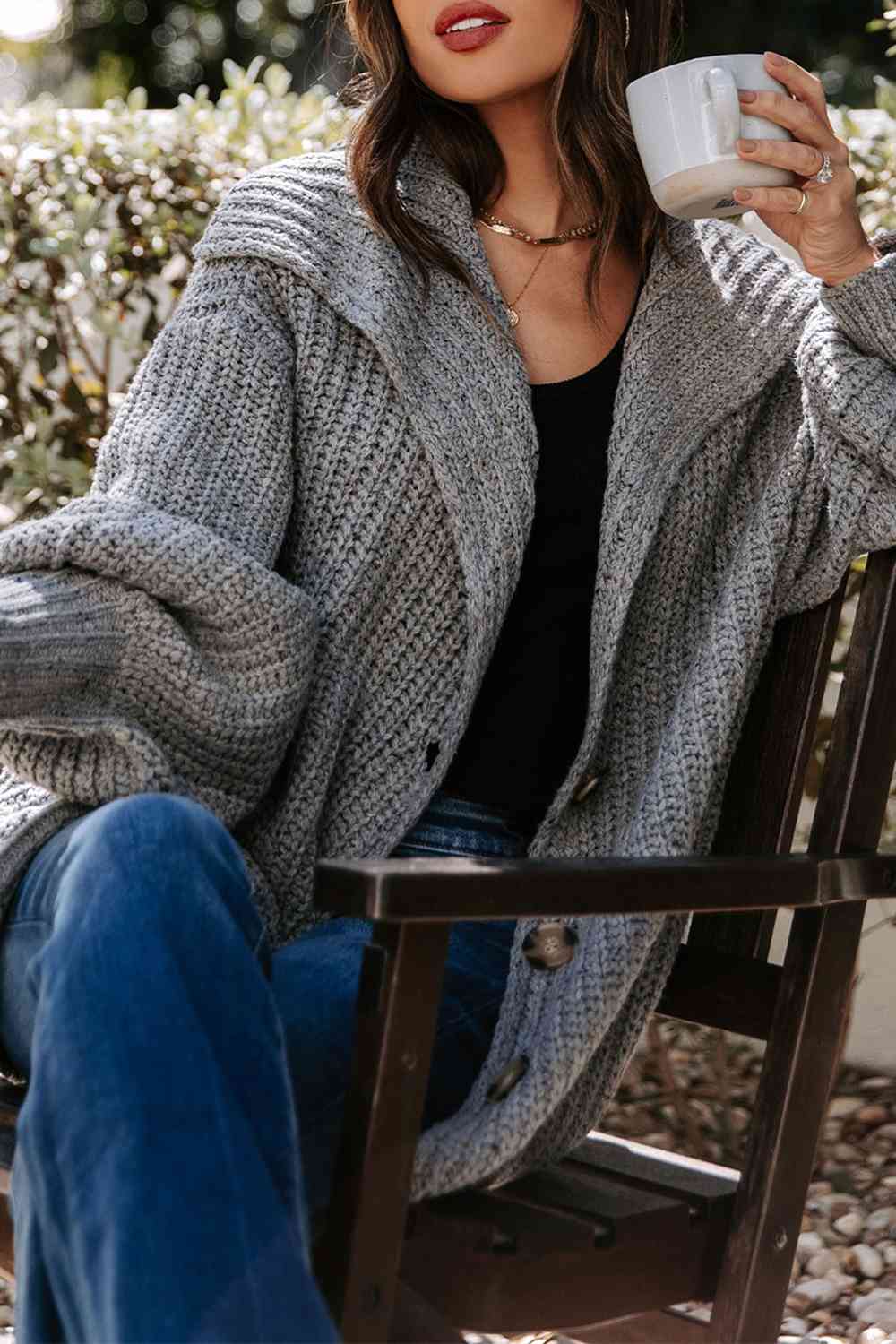 Teodora | Casual and stylish winter cardigan - Image 3