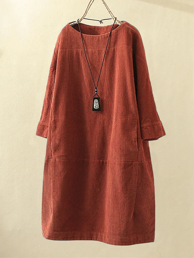 Teresa® | Corduroy Dress - Image 3