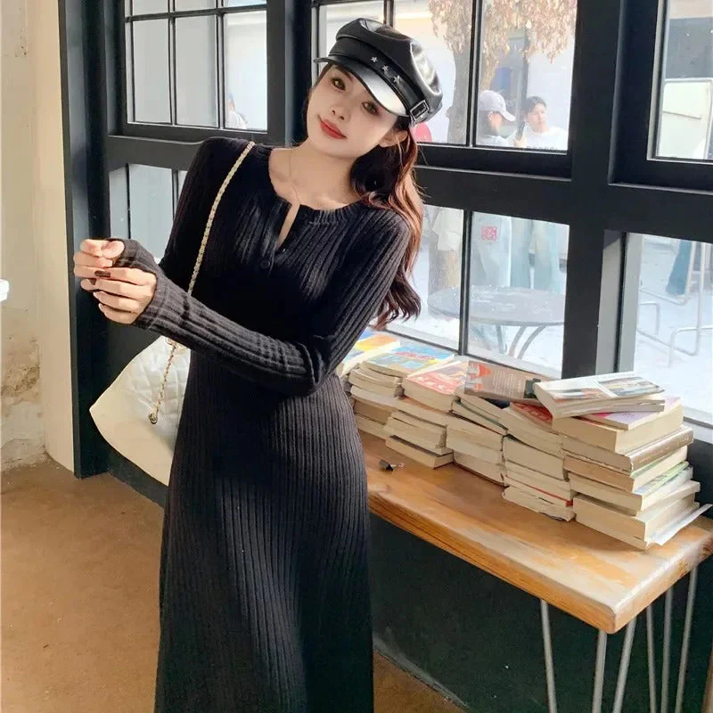 Teresa® | Elegant vintage knit dress for women - Image 4