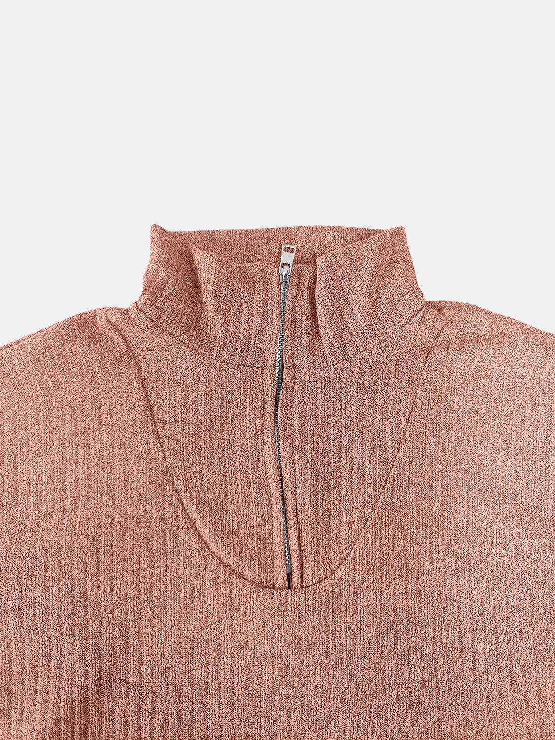 Teresa | Full size quarter zip long sleeve top - Image 23