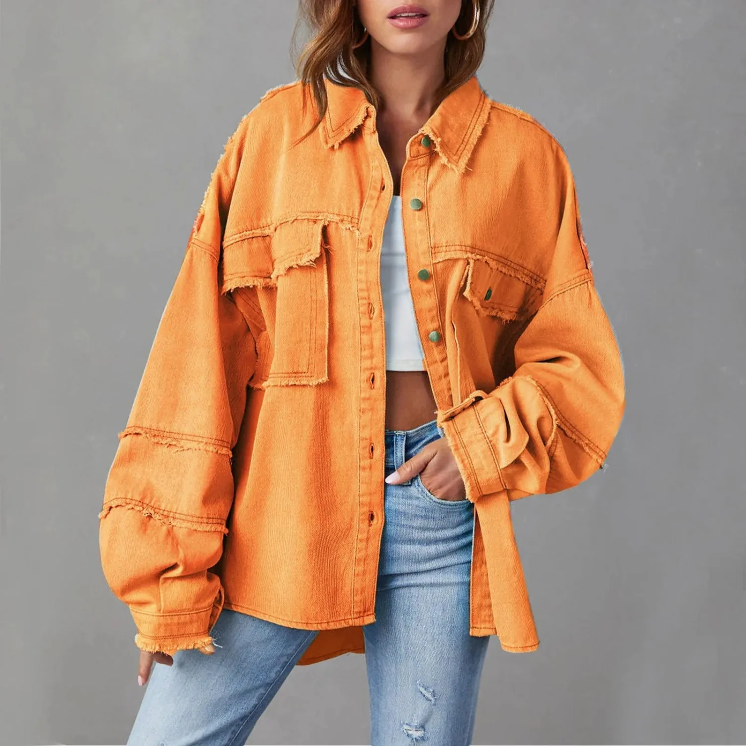 Teresa | Stylish denim coat - Image 2