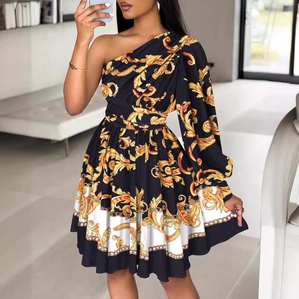 Teresa® | Women'S Asymmetric Floral Mini Dress - Image 3