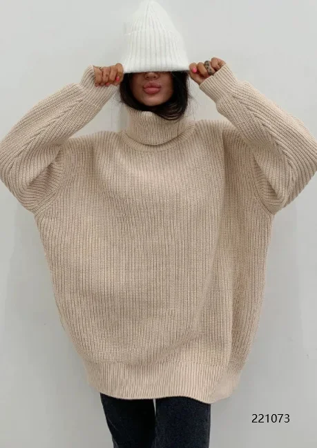 Thalia | Warm knitted sweater for women for autumn and winter - Image 11