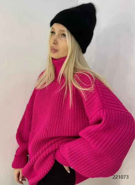 Thalia | Warm knitted sweater for women for autumn and winter - Image 7