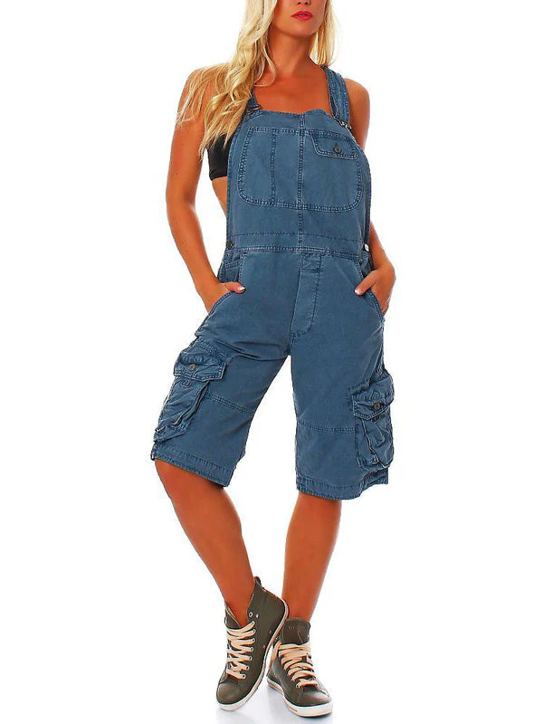 Tina® | Women'S Short Dungarees With Cargo Pockets - Image 3