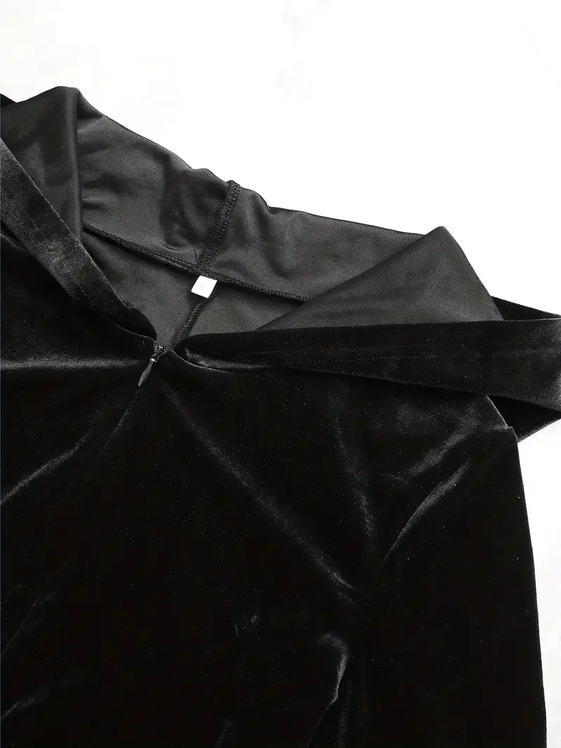 Tiziana® | Velvet Jumpsuit With Hood - Image 5