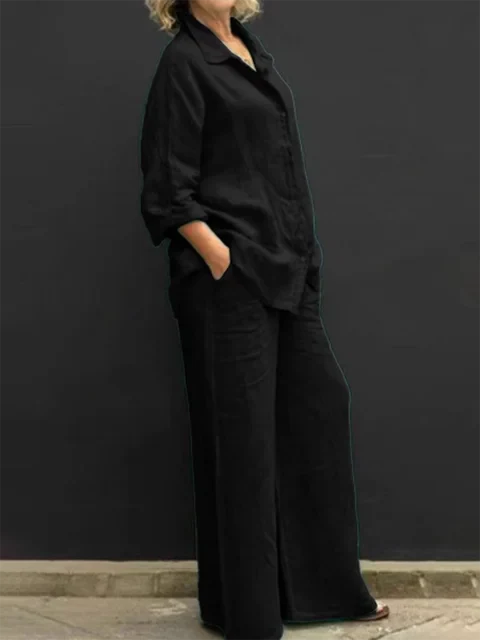 Trinidad® | Casual Linen Blouse And Pants Set - Image 5