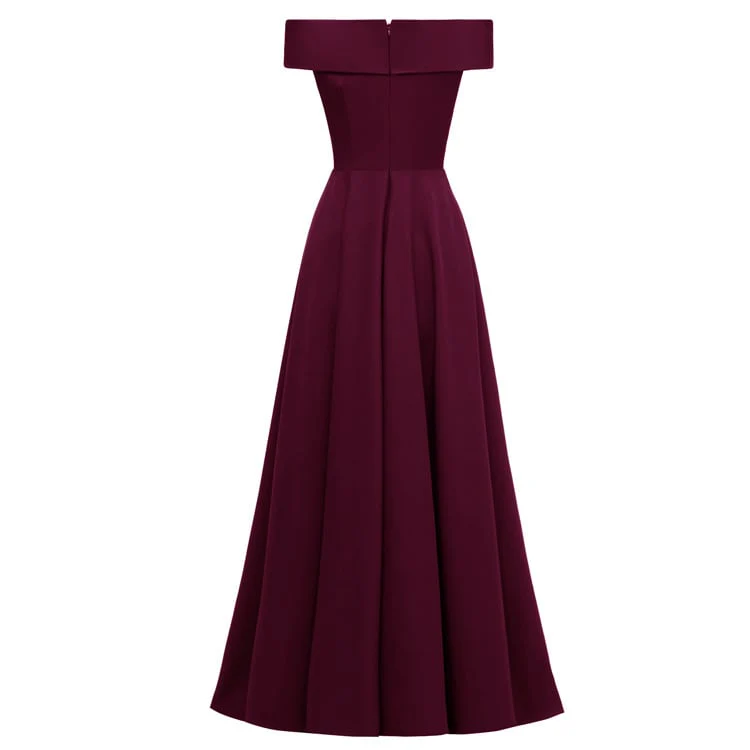 Trinidad® | Elegant Off-Shoulder Long Catwalk Evening Dress