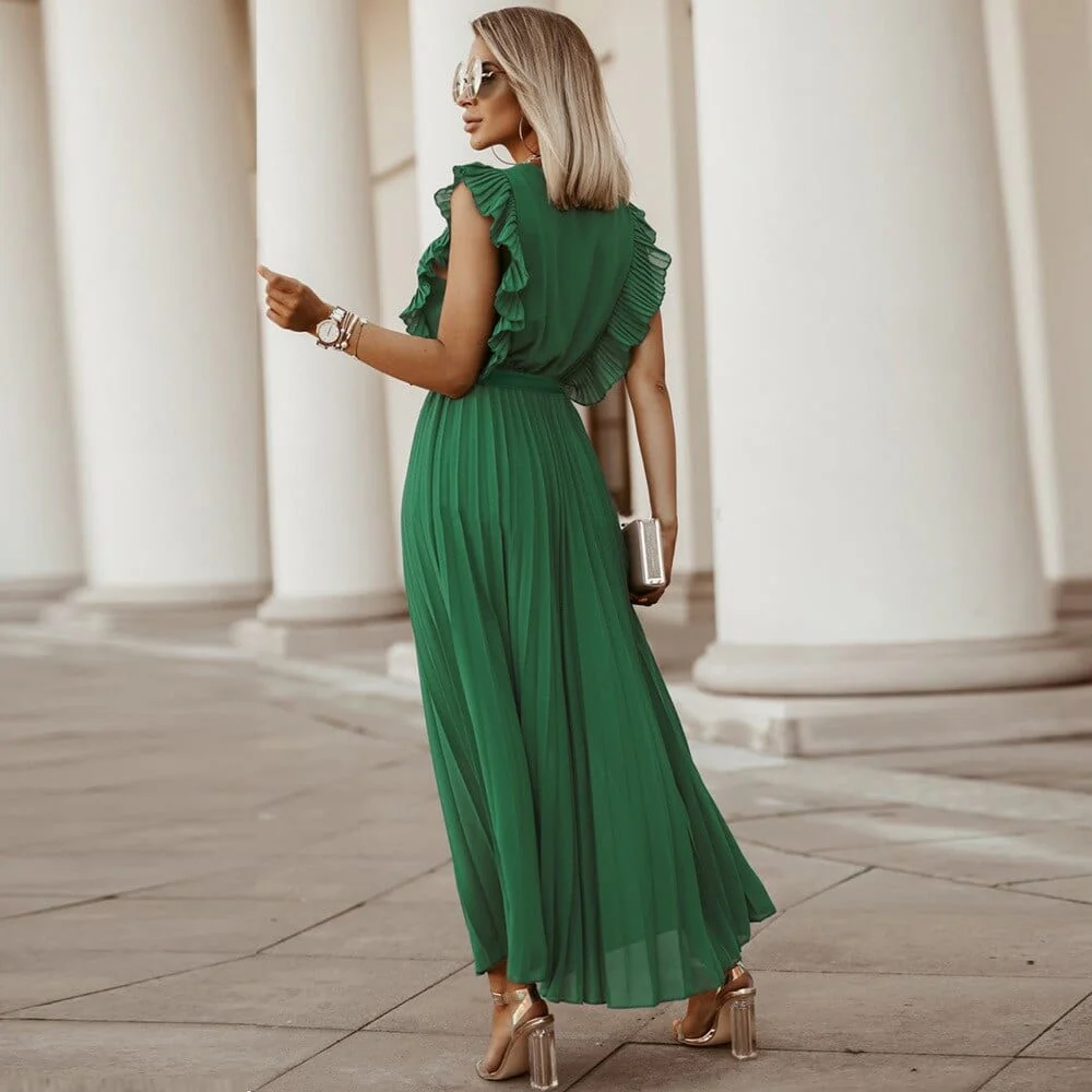 Ursula® | Green Bohemian Party Dress